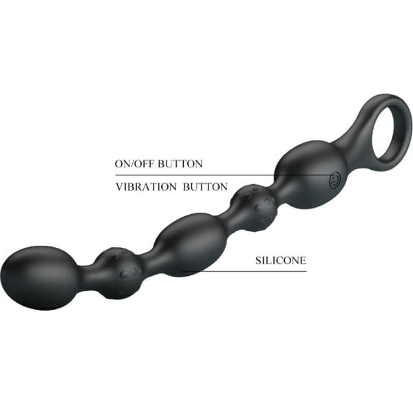 PRETTY LOVE - VAN ANAL BALLS 10 VIBRATIONS RECHARGEABLE SILICONE 7